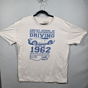 Shelby School High Performance Driving Shirt Mens‎ XL 1962 Riverside Car Tee